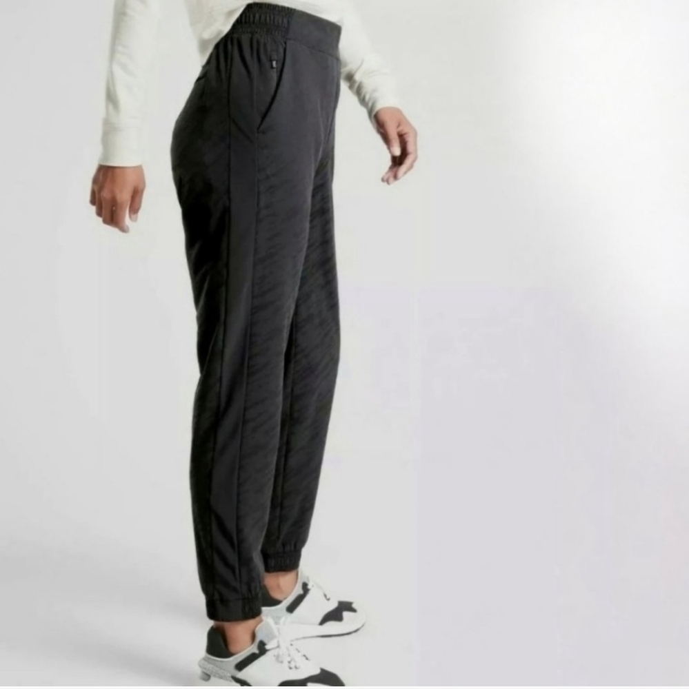 Athleta Brooklyn Heights High Rise Jogger Black Sz4P